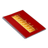 8 apen voor Chinees nieuwjaar 2016 Notitieboek (Rechterzijde)