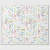 8 augustus, cadeaupapier voor thuisdag (Vlak)