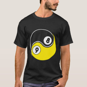 8 bal 9 bal snooker pool biljart t-shirt