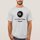 8 Bal - Biljart BAL T-shirt (Voorkant)