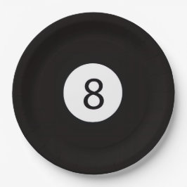 8 bal papieren bordje