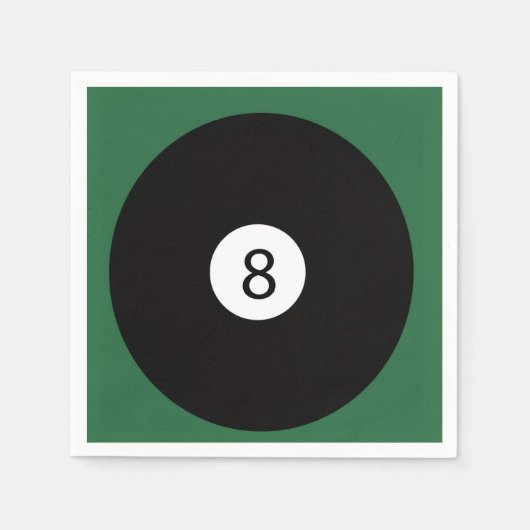8 bal servet (Voorkant)