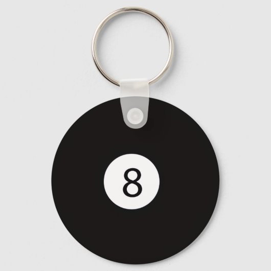 8 Bal Sleutelhanger (Voorkant)