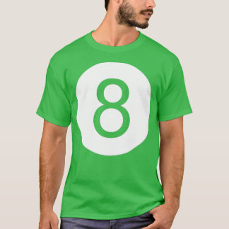 8 Ball. 16 T-shirt