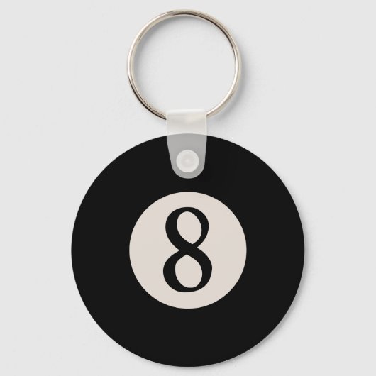 8-Ball 8 Sleutelhanger (Voorkant)