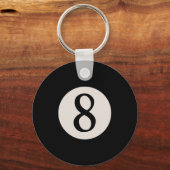 8-Ball 8 Sleutelhanger (Voorkant)