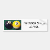 8-ball 9-ball bumpersticker (Voorkant)