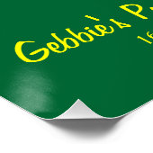 8 Ball 9 Ball Rek Billiardruimte Perfect Poster (Hoek)