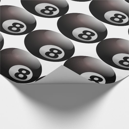 8 Ball Biljart Pool Cadeaupapier (Hoek)