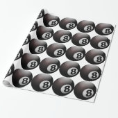 8 Ball Biljart Pool Cadeaupapier (Uitgerold)