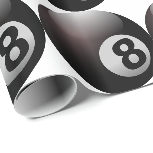 8 Ball Biljart Pool Cadeaupapier (Rol Hoek)
