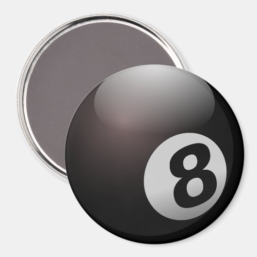 8 Ball Biljart Pool Magneet (Voorkant / Achterkant)