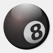 8 Ball Biljart Pool Magneet (Voorkant)