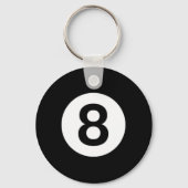 8 Ball biljart Pool Table Kostuum Acht Ball Sleutelhanger (Voorkant)