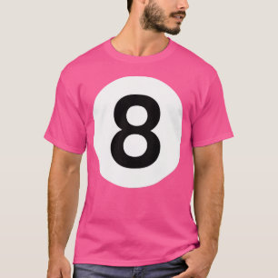 8 Ball biljart pooltafel Acht Ball T-shirt