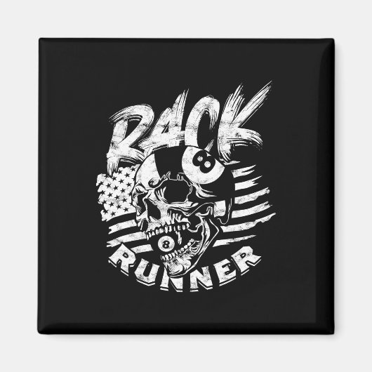 8-ball Biljart Rack Runner Magneet (Voorkant)