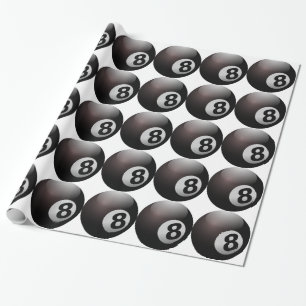 8 Ball Billiard Pool Cadeaupapier