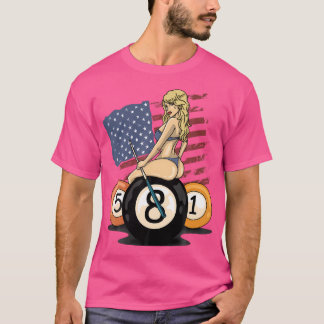 8 Ball Billiard Pool Player 8 Ball Billiards T-shirt
