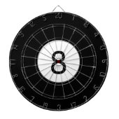 8-Ball Billiards dartboard Dartbord (Voorkant)