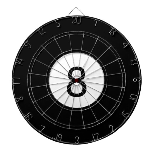 8-Ball Billiards dartboard Dartbord (Voorkant)