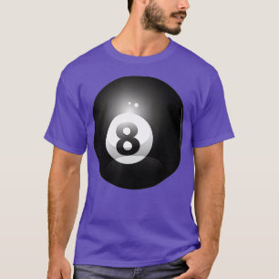 8-Ball Billiards Pool Player 8 Ball Lucky 8 T-shirt