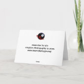 8-ball-cadeaus en groeten kaart (Achterkant)