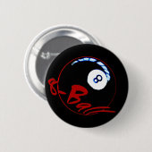 8-ball-cadeaus en groeten ronde button 5,7 cm (Voorkant /achterkant)