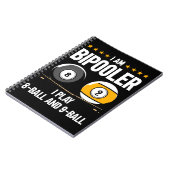 8-Ball en 9-Ball Humor Funny Billiards Notitieboek (Linkerzijde)