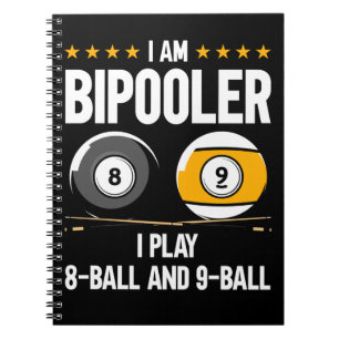 8-Ball en 9-Ball Humor Funny Billiards Notitieboek