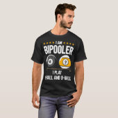 8 Ball en 9 Ball Humor Funny Billiards T-shirt (Voorkant volledig)