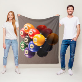 8 Ball Fleece Deken