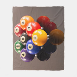 8 Ball Fleece Deken