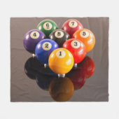 8 Ball Fleece Deken (Voorkant (Horizontaal))
