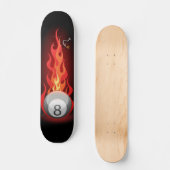 8-Ball in brand Skateboard (Voorkant)