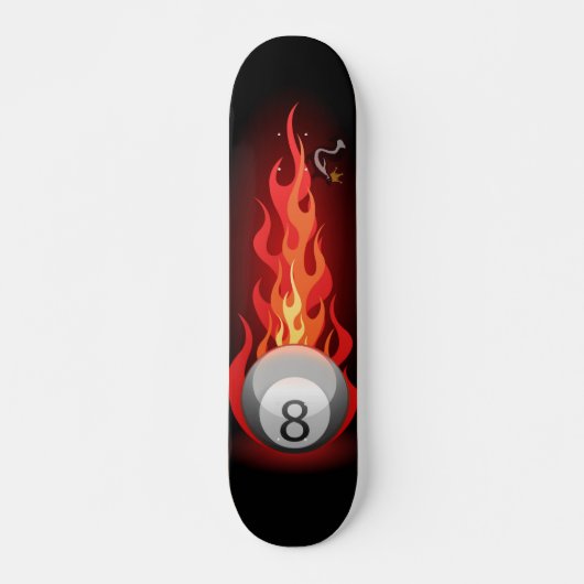 8-Ball in brand Skateboard (Voorkant)