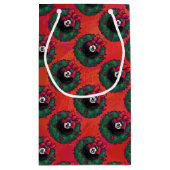 8 Ball Kerstkrans Klein Cadeauzakje (Achterkant)