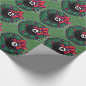 8 Ball Kerstmis Cadeaupapier (Hoek)