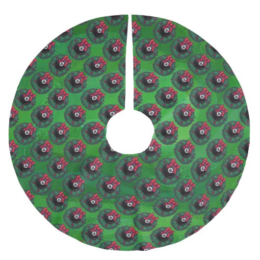 8-Ball kerstmis Kerstboom Rok (Voorkant)