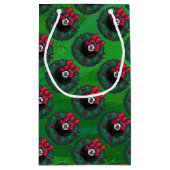 8-Ball kerstmis Klein Cadeauzakje (Achterkant)