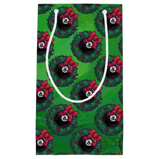 8-Ball kerstmis Klein Cadeauzakje (Voorkant)