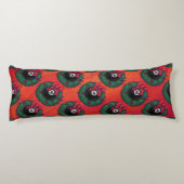 8-Ball kerstmis Lichaamskussen (Achterkant)