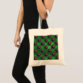 8-Ball Kerstmis met groen Tote Bag (Voorkant (product))