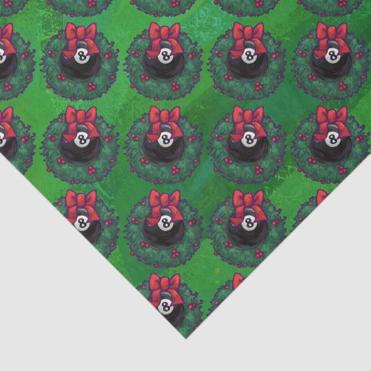 8-Ball kerstmis Tissuepapier (Detail)