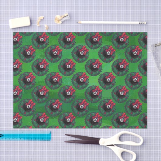 8-Ball kerstmis Tissuepapier (Craft)