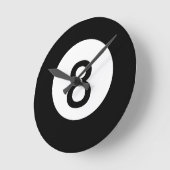 8-Ball-klok Ronde Klok (Hoek)