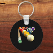 8-ball Ol Team S For Bar League Protecting  Sleutelhanger (Voorkant)