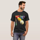 8-ball Ol Team S For Bar League Protecting  T-shirt (Voorkant volledig)
