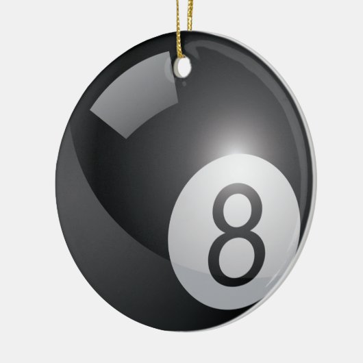 8 Ball-Ornamenten Keramisch Ornament (Links)