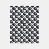 8 Ball Patroon Fleece Deken (Voorkant)