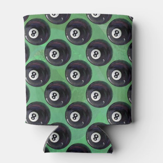 8 Ball Patroon Flesjeskoeler (Achterkant)